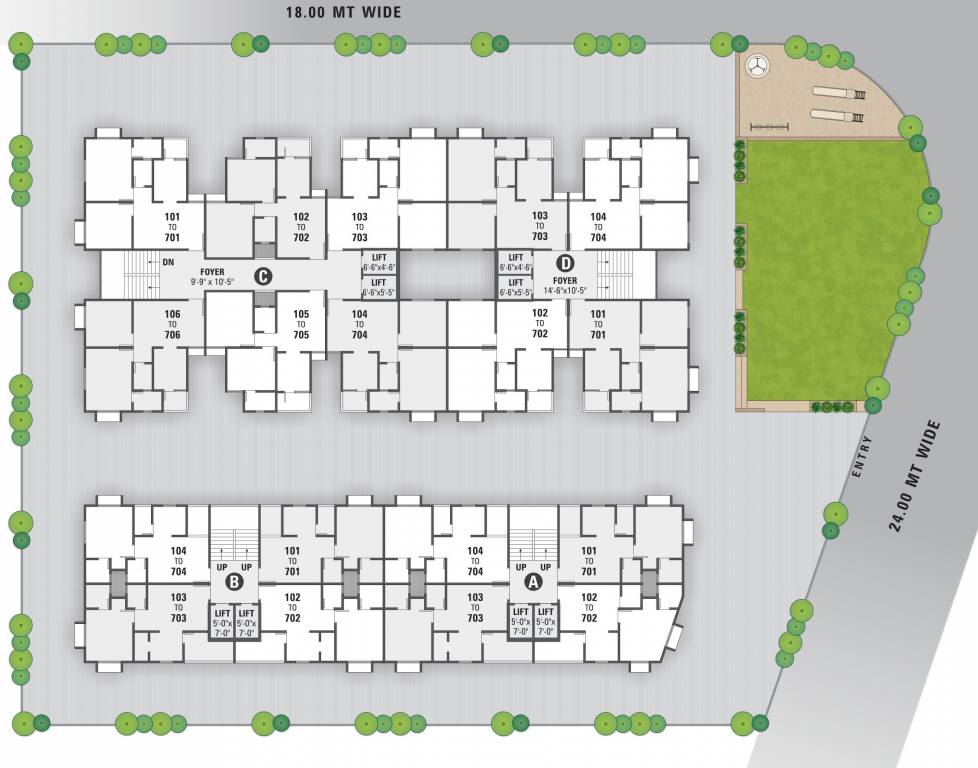  pushpak heights Layout Plan