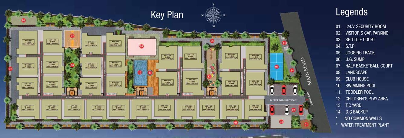  lake vista Layout Plan