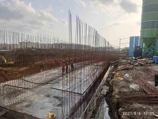  casagrand first city Construction Status Aug 21