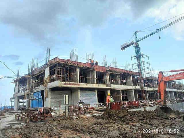  casagrand first city Construction Status Aug 21