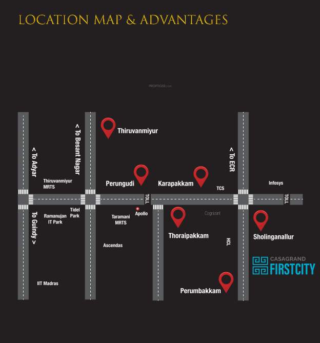  first city Location Plan