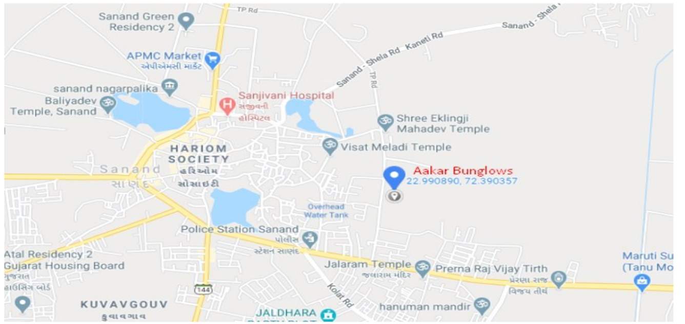  bunglows Location Plan