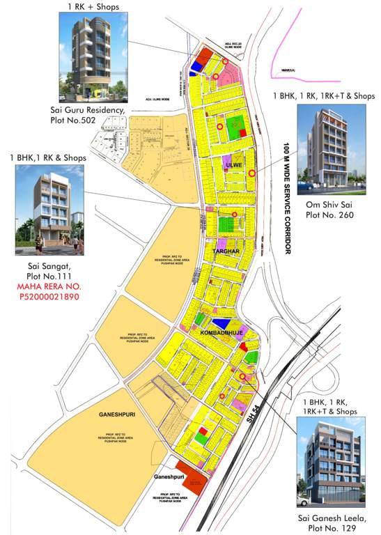  om shiv sai Location Plan