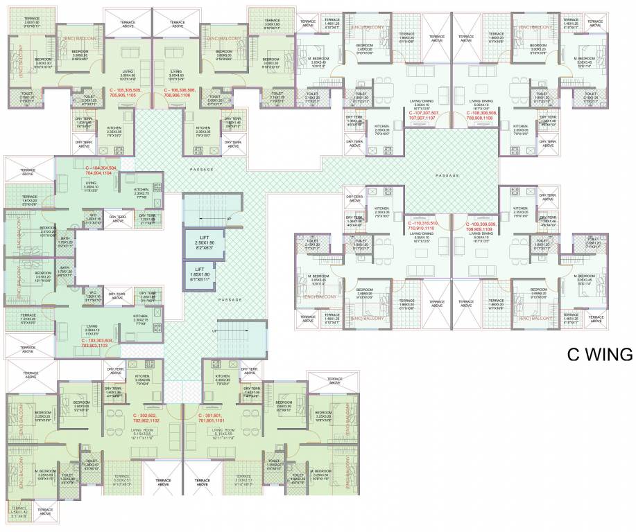  empire C Wing Cluster Plan ODD 