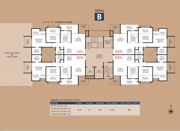  vivanta Wing B Cluster Plan