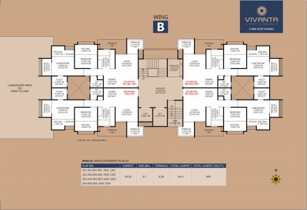  vivanta Wing B Cluster Plan