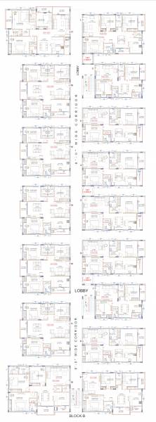  poe-tree-extension Block B Cluster Plan from 1st to 5th Floor
