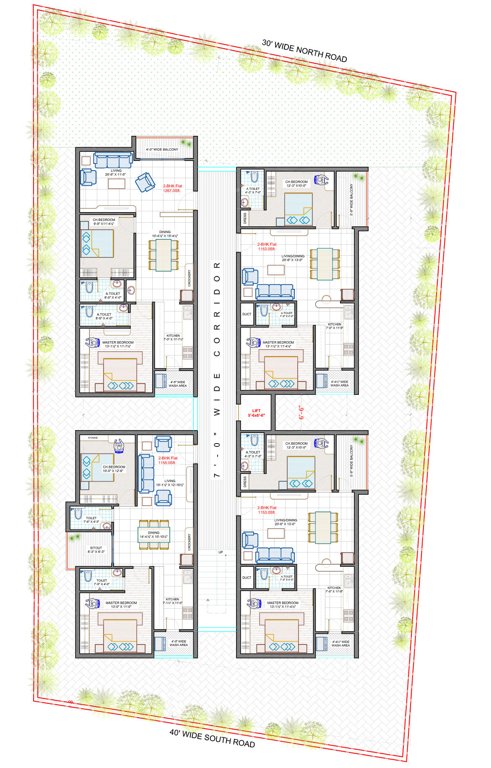  bay leaf Bay Leaf Cluster Plan from 1st to 5th Floor