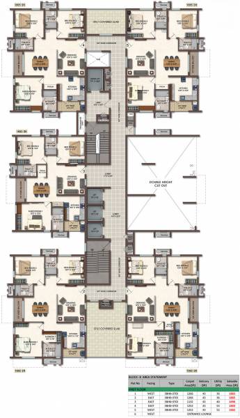  cyberscape Block B Cluster Plan for 1st Floor