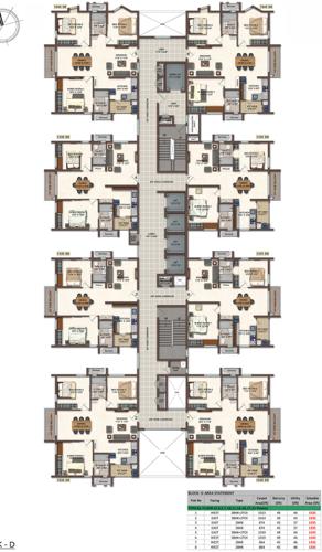  cyberscape Block D Cluster Plan from 2nd, 4rth, 5th, 7th, 10th, 11th, 14th, 16th, 17th And 21th Floor