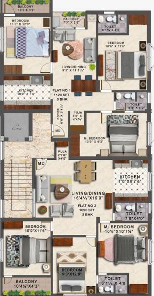  county County Cluster Plan For 1st Floor
