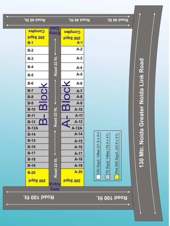 lotus green valley Layout Plan
