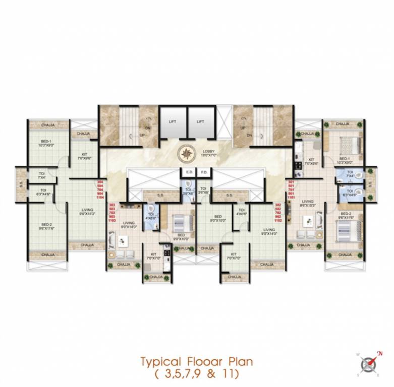  shiv shankar residency Shiv Shankar Residency Cluster Plan