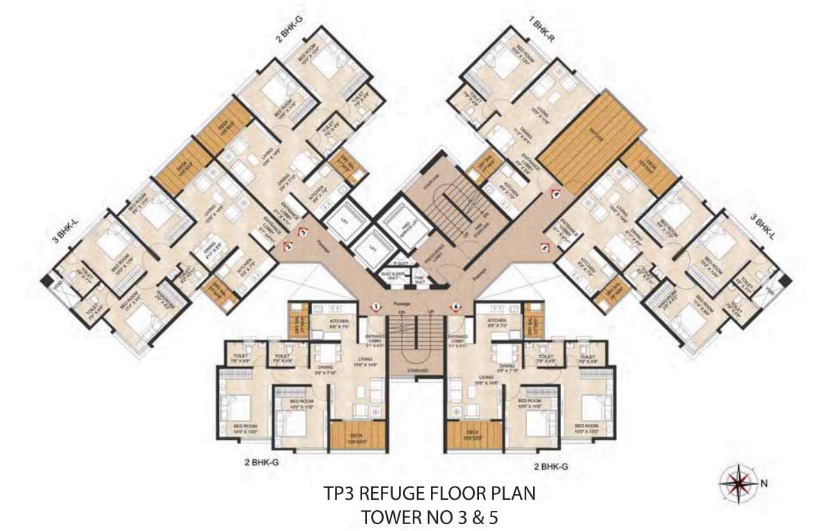 joyville hadapsar annexe Tower 18 Cluster Plan