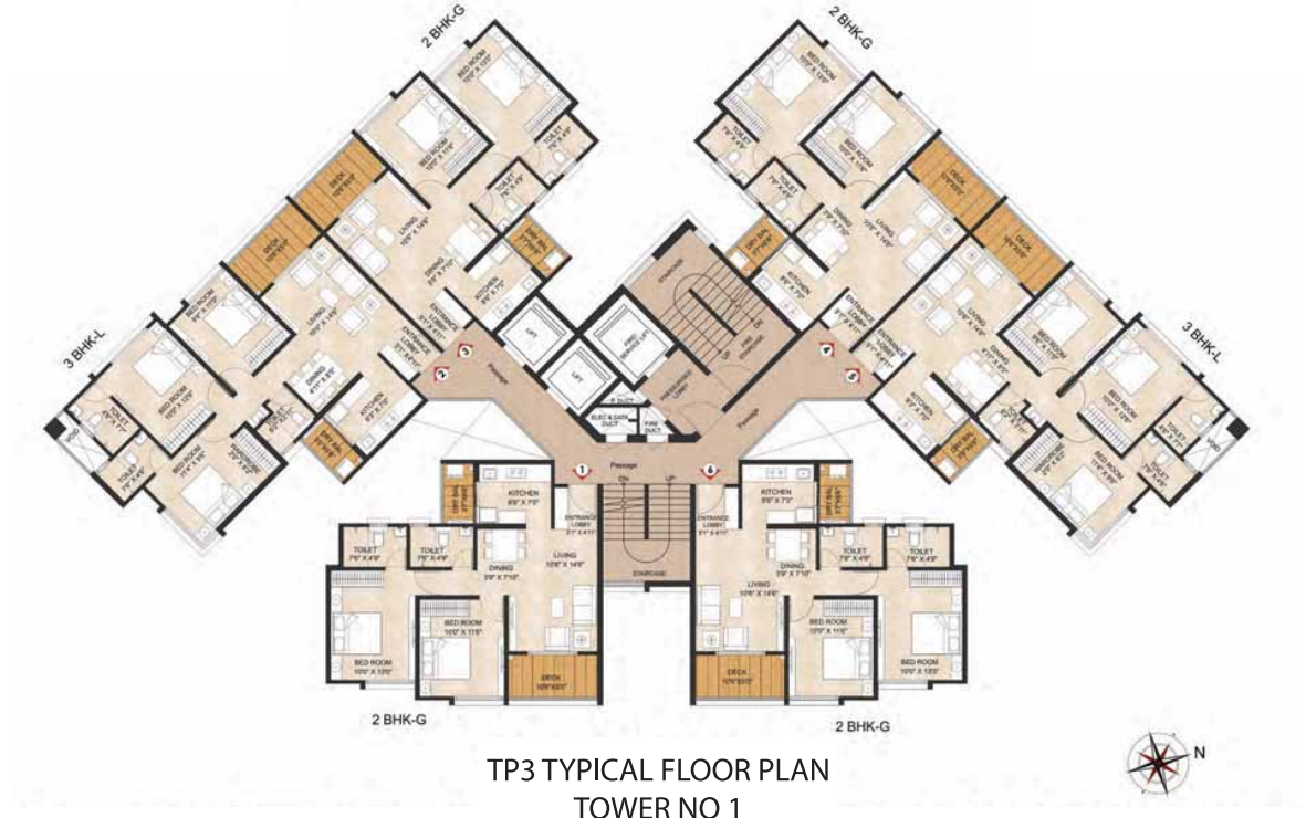 joyville hadapsar annexe Tower 5 Cluster Plan