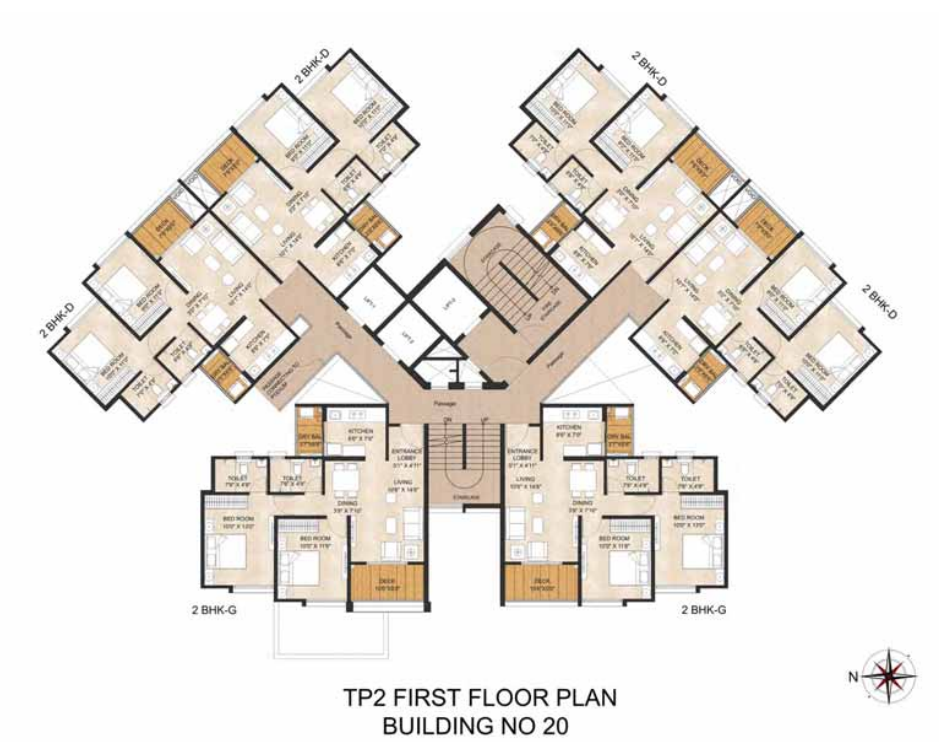 joyville hadapsar annexe Tower 7 Cluster Plan