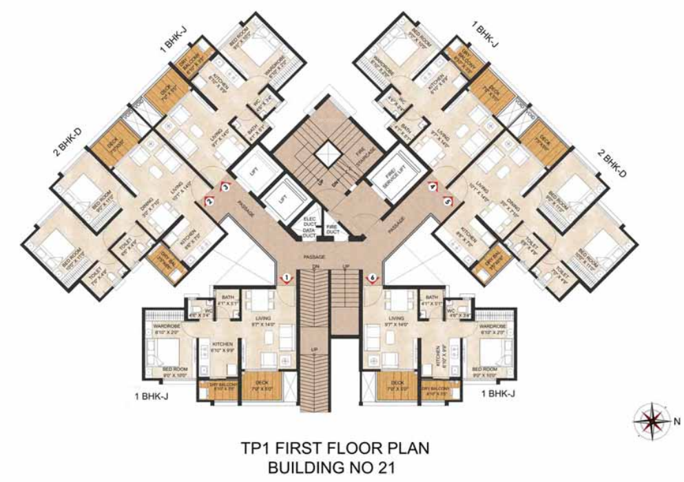 joyville hadapsar annexe Tower 9 Cluster Plan