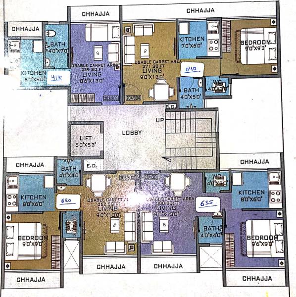  icon Icon Cluster Plan from 2nd to 3rd Floor