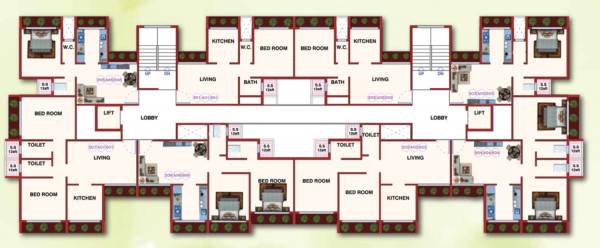  jijai-angan Building No 02 Cluster Plan