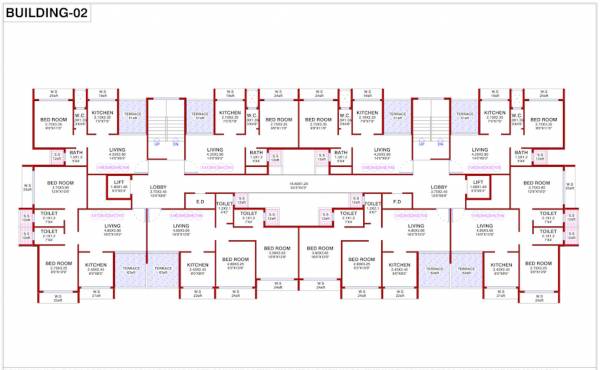  jijai-angan Building No 02 Cluster Plan