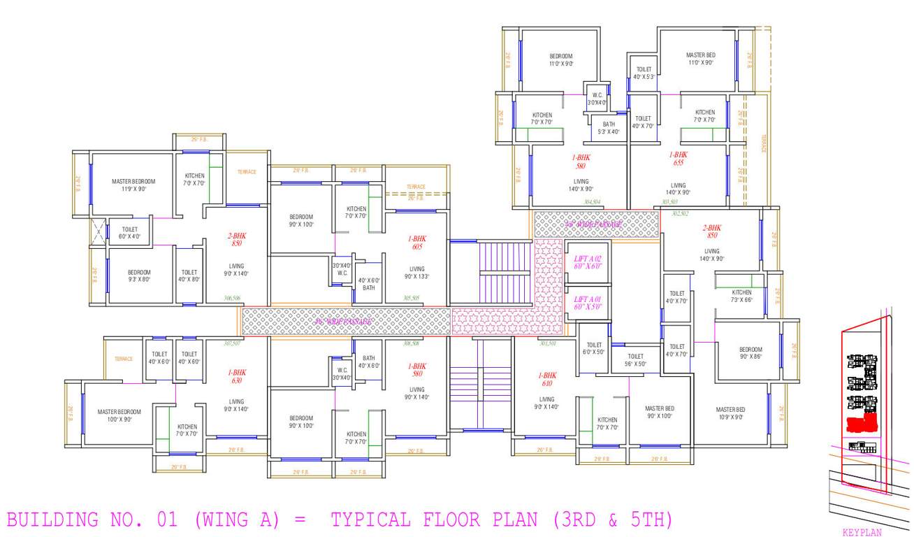  glenone Wing A Odd Cluster Plan
