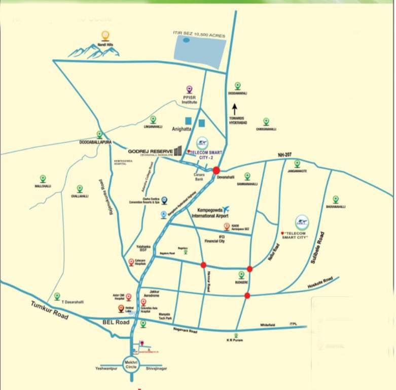  telecom smart city 2 Location Plan