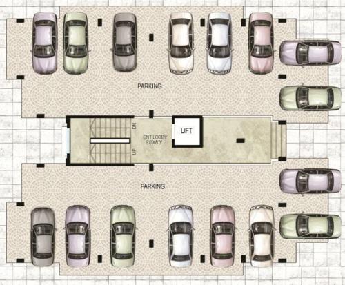  city-next-shri-ganesha Cluster Plan for ground Floor