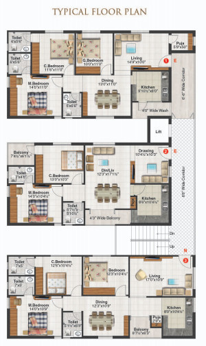 meridian pride Cluster Plan