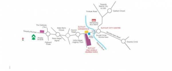  suyojit-one-world Location Plan