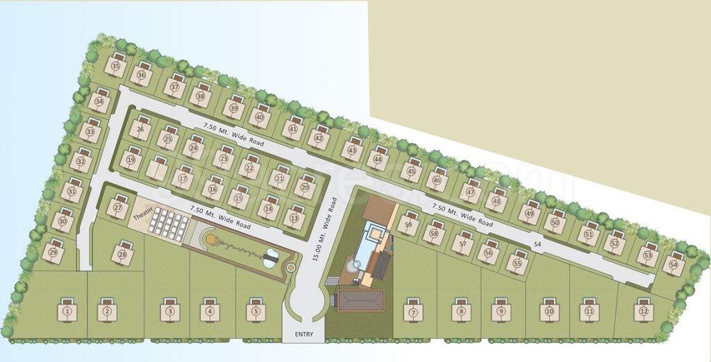  saakar serenity Layout Plan