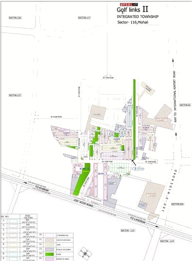 Layout Plan ansal-api-golf-links-2 Layout Plan