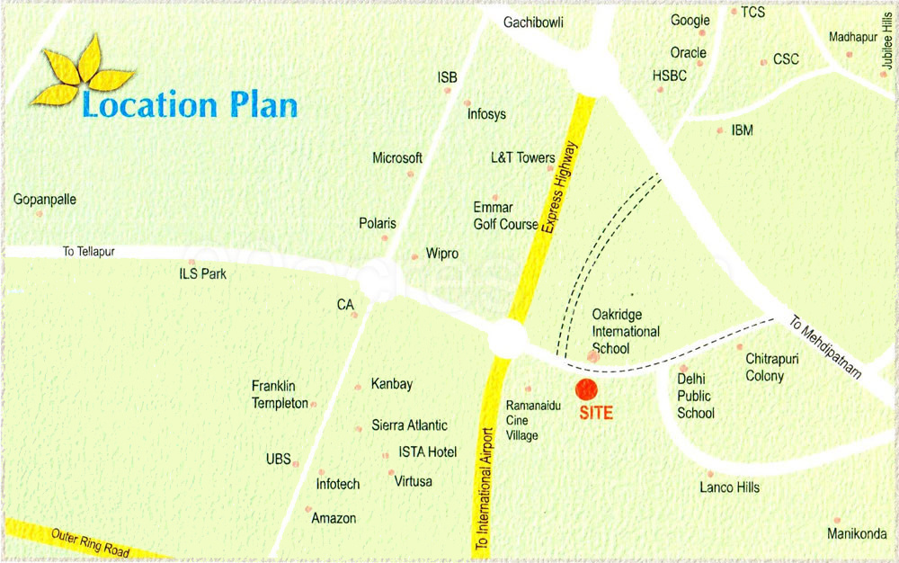  sita symphony Location Plan