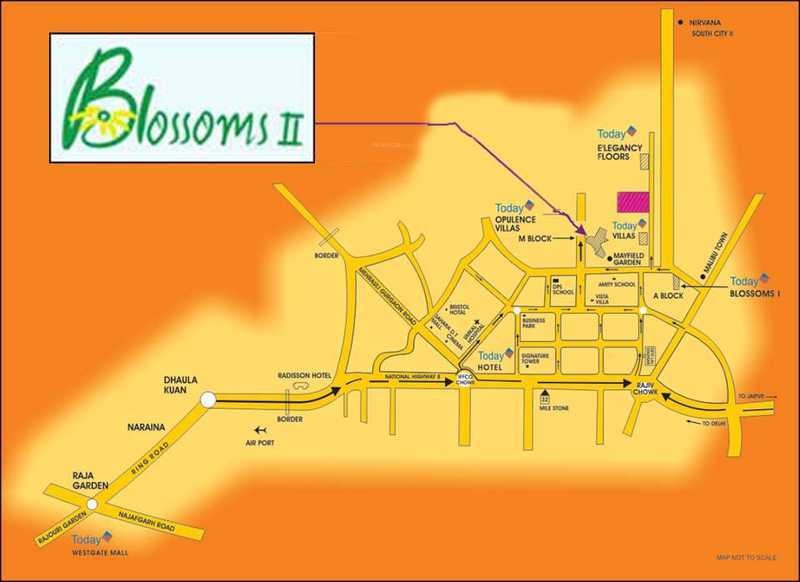  today blossoms ii Location Plan