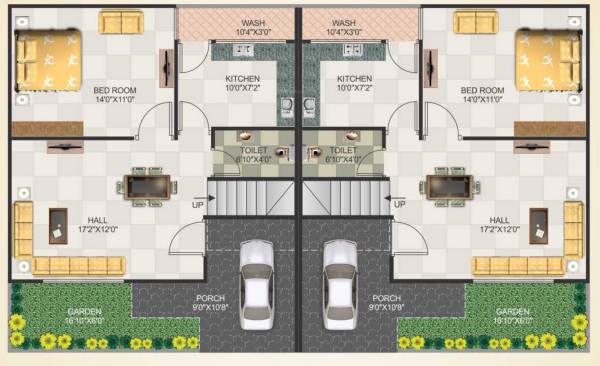  shriram-parisar-ii Cluster Plan for ground Floor