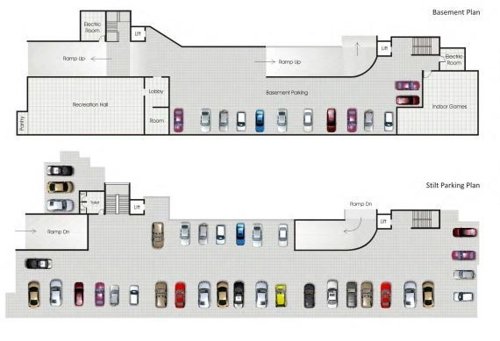  surabhi-life-spaces Cluster Plan for ground Floor