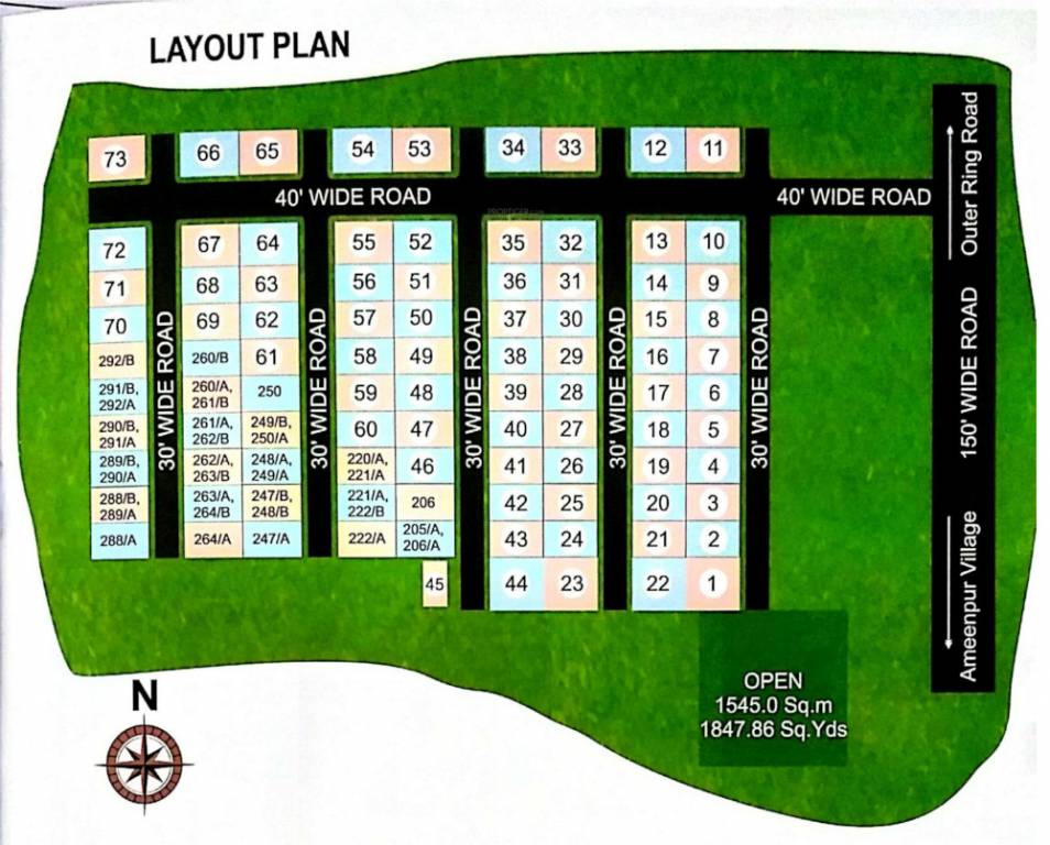  durga phase 2 Layout Plan