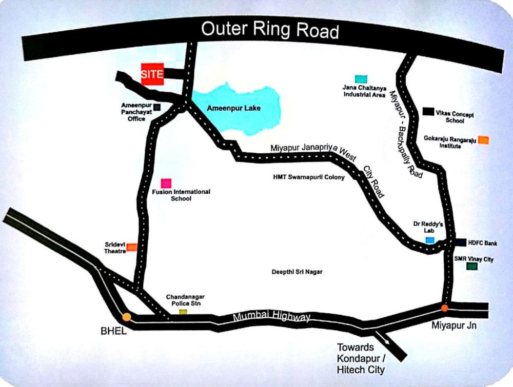  durga phase 2 Location Plan