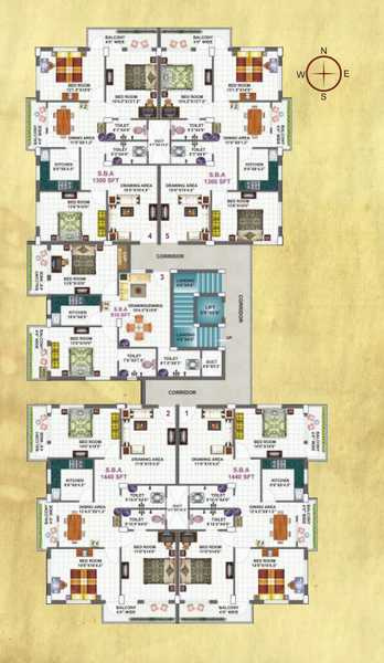  green-vatika-daffodils Cluster Plan