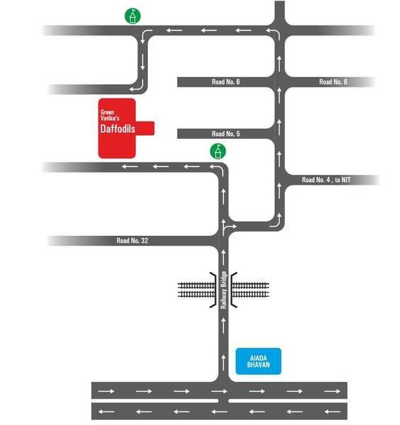  green vatika daffodils Location Plan