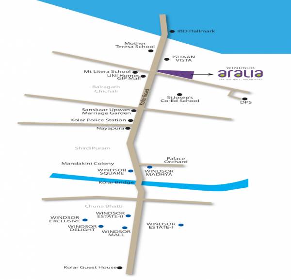  windsor-aralia Location Plan