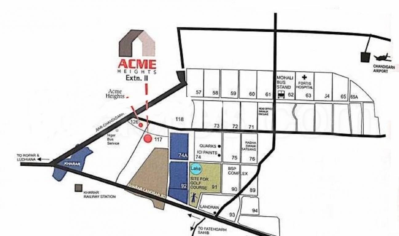  high acme heights 3 Location Plan