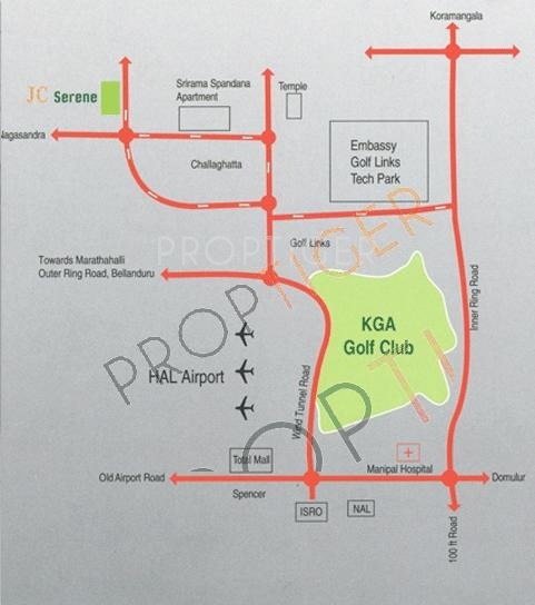 Winning Edge Group JC Serene Location Plan