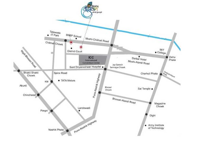  aksha vrindavan Location Plan