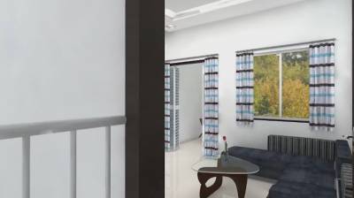  aksha-vrindavan Living Area