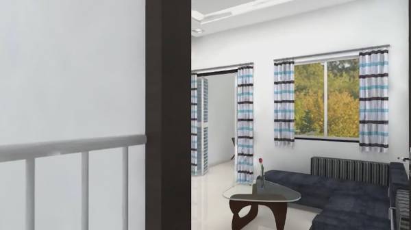  aksha-vrindavan Living Area