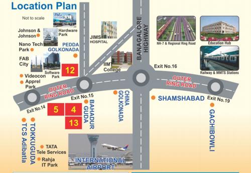  mahesh-plots-pedda-golconda-v Location Plan