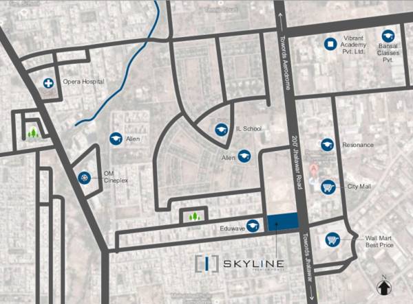 Location Plan sunprime-infratech-skyline Location Plan