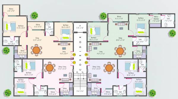  gem-ma-mun Typical Cluster Plan