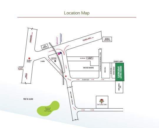 gvt green valley towers Location Plan