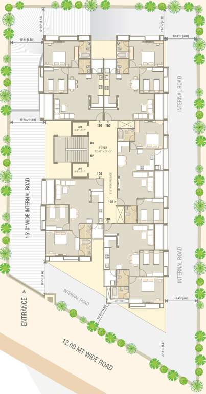  the vivanta The Vivanta Cluster Plan From 1st To 7th Floor